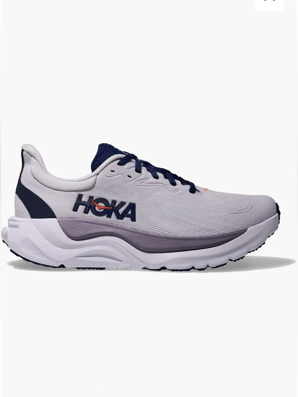 HOKA Arahi 8 Stability Running Shoe Starlight Glow Midnight Blue $150 Sz 7.5